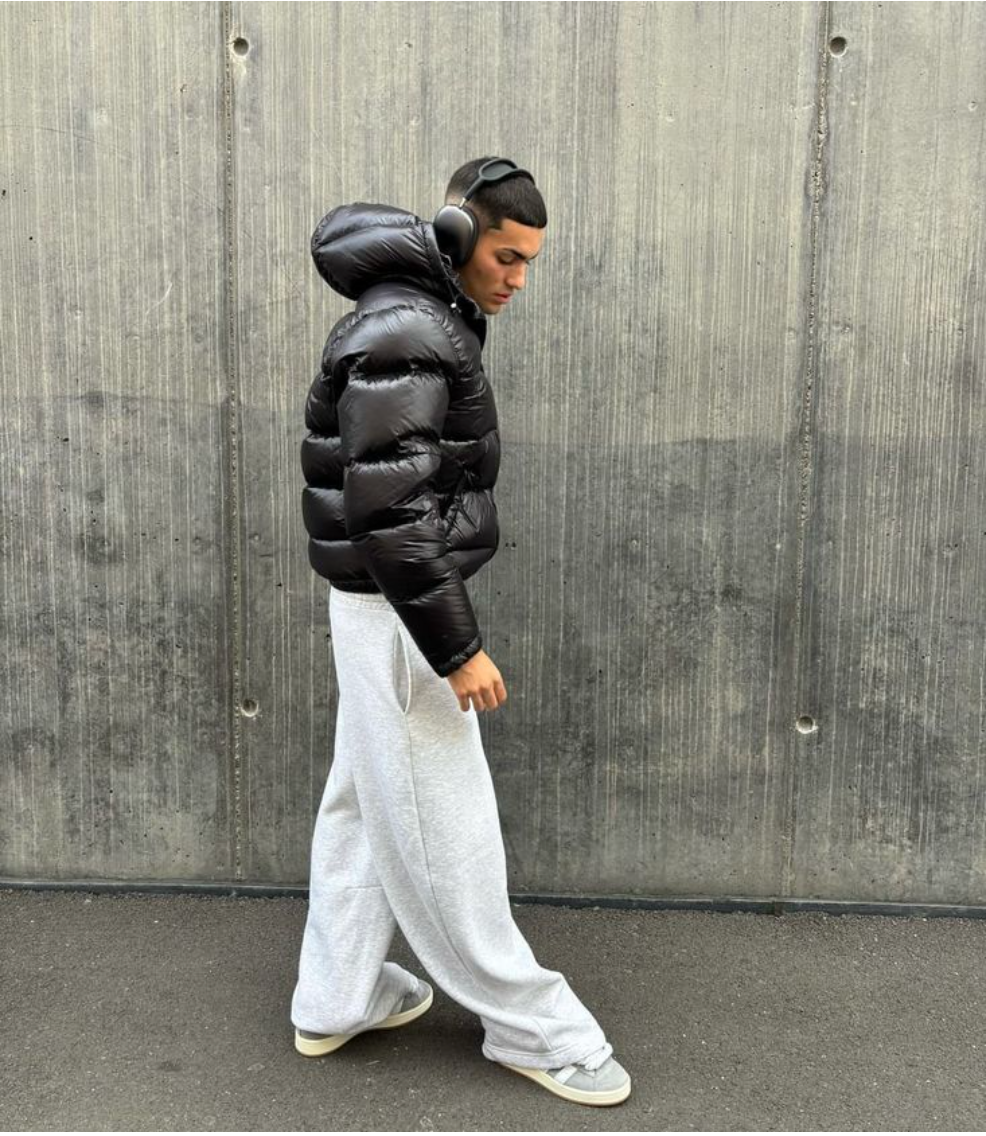 Herren Pufferjacke – Entenfeder-Wärme im Streetstyle-Look