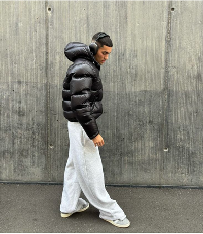 Herren Pufferjacke – Entenfeder-Wärme im Streetstyle-Look